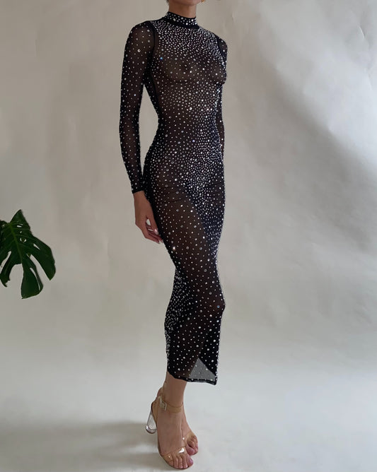 The Dripped in Diamonds Dress
